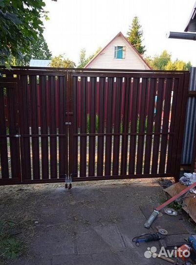 Распашные ворота (для самостоятельного монтажа)