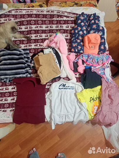 Детские вещи пакетом для девочек 6-7лет