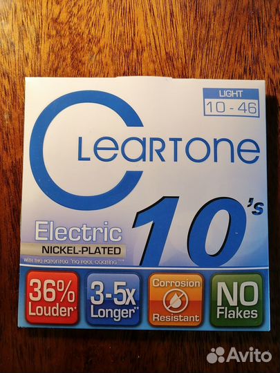 Струны для электрогитары Cleartone 10-46 пр-во usa