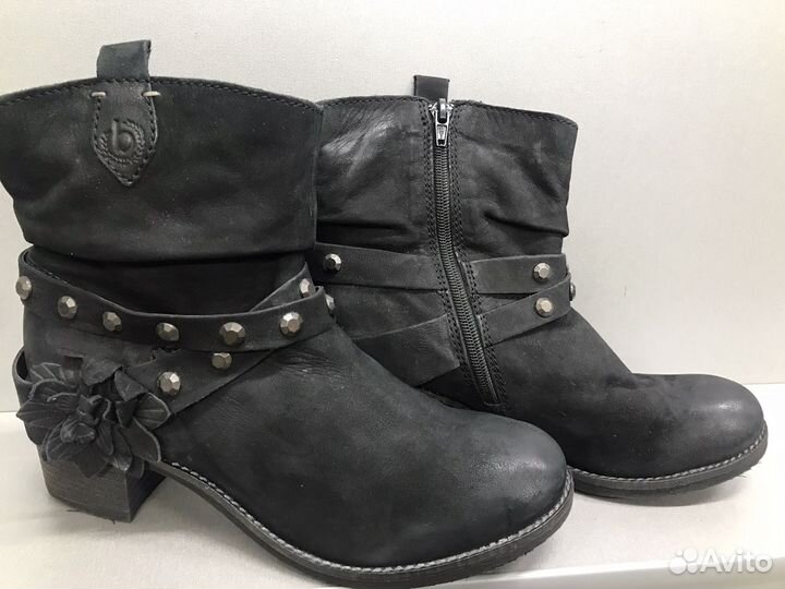 Полусапоги натуральная кожа