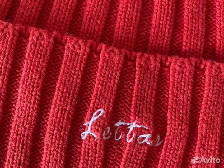 Комплект детский шапка и шарф 100 хлопок