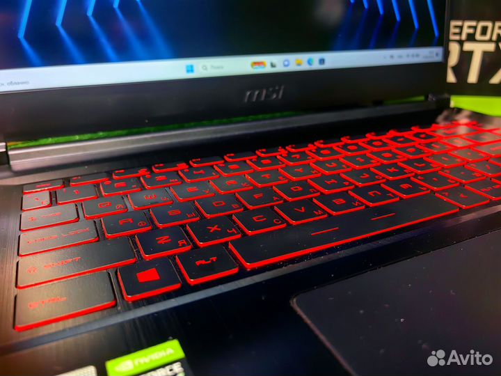 Ноутбук игровой i5-11400H / RTX 3050 4 Gb