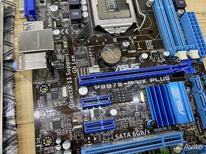 Материнская плата 1155 asus p8b75-m lx plus