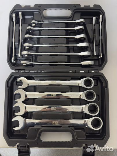 Наборы ключей с трещеткой Pro Stormer 14 шт новые