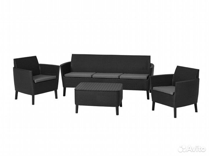 Комплект мебели для дачи Salemo 3 seater set