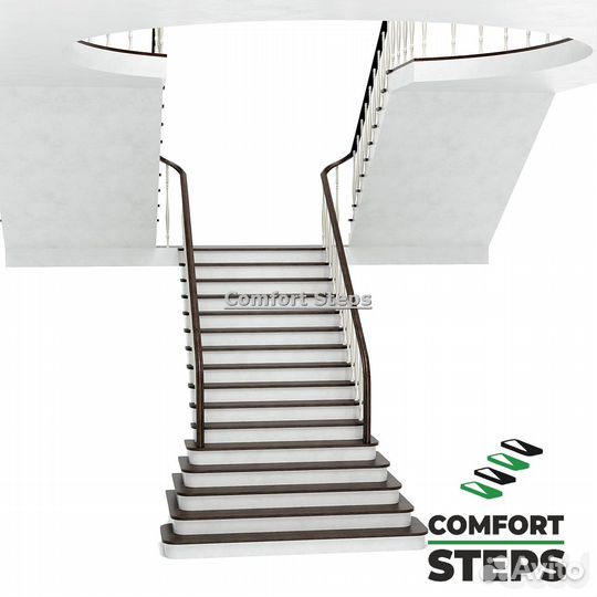 Бетонный каркас лестницы