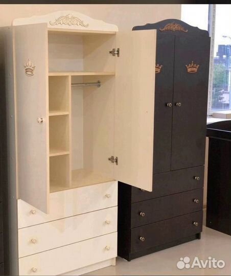 Шкаф детский двухсекционный