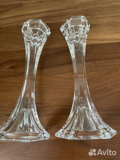 Подсвечники хрустальные