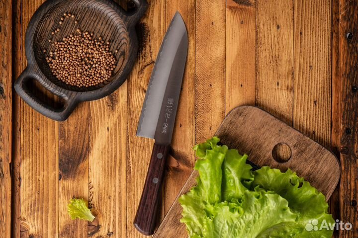 Японский Шеф Нож Сантоку Kanetsugu 2003