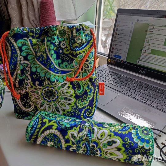 Проектная сумка, органайзер для спиц