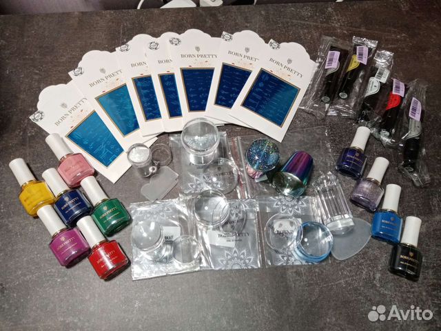 Штампы, пластины, лак для стемпинга