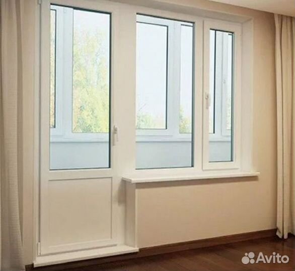 Пластиковые окна и двери, новые