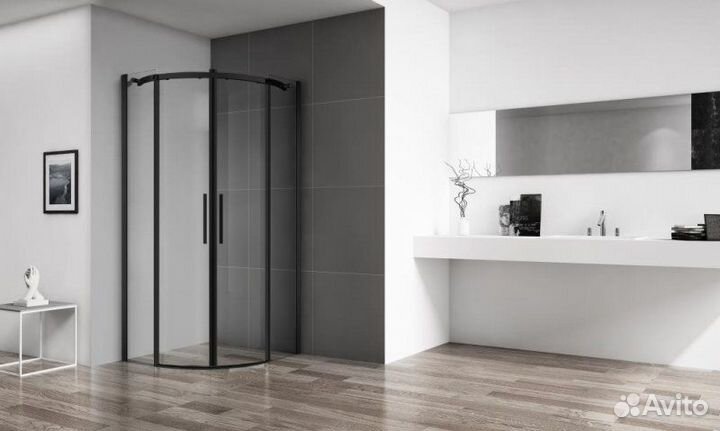 Душевой уголок BelBagno Acqua R 2 90 C Nero