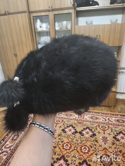 Берет женский норковый