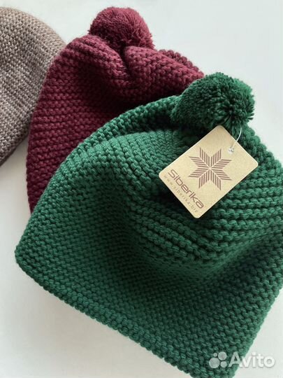 Шапки шерстяные зимние осенние. Новые. Шерсть