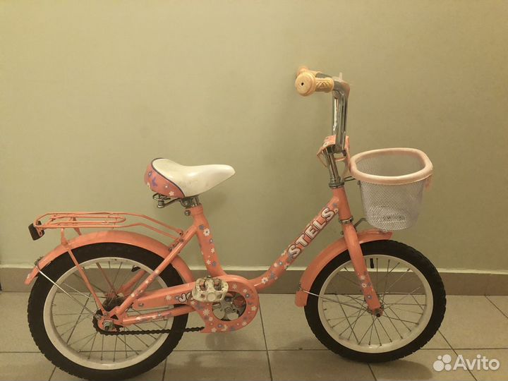 Детский велосипед для девочки stels 16 дюймов