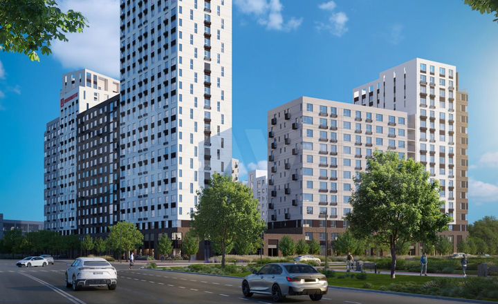 2-к. квартира, 68 м², 5/25 эт.