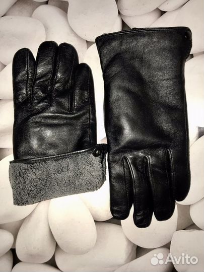 Перчатки эко кожа новые зима осень весна