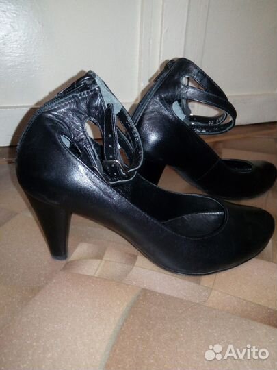 Туфли кожаные