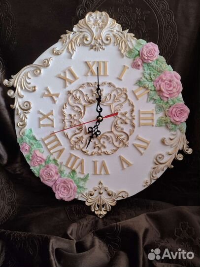 Часы настенные ручной работы