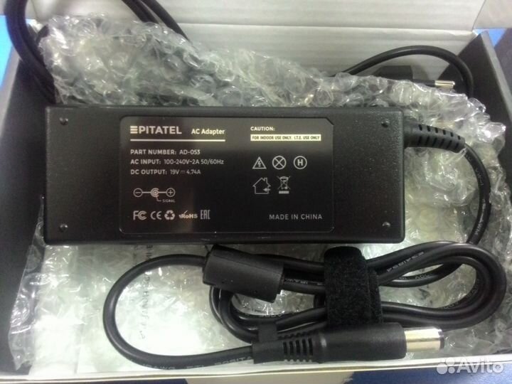 Блок питания HP Compaq 19V 4.74A (7.4x5.0) pitatel