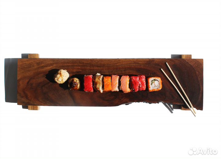 Доска сервировочная для ролов и суши 61,5х16х4,5см