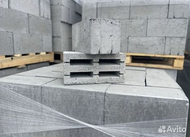 Блоки керамзитобетонные 190х190х390
