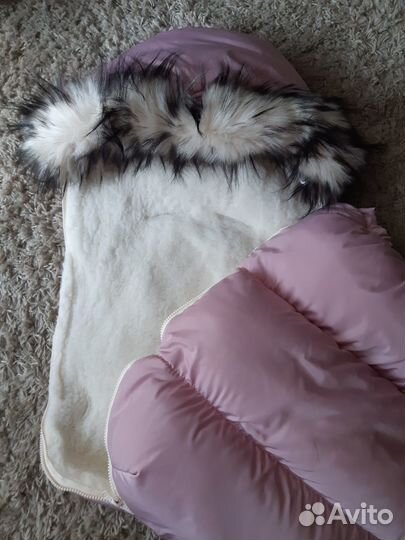 Комплект/конверт для новорожденного зимний