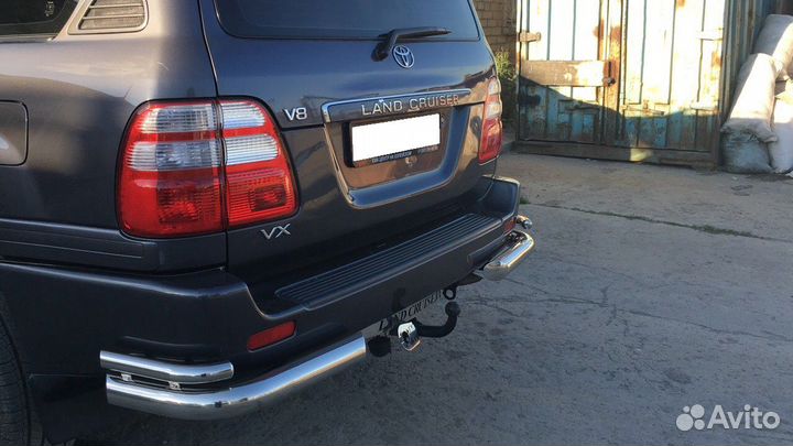 Защита бампера 76/42 мм Toyota Land Cruiser 100