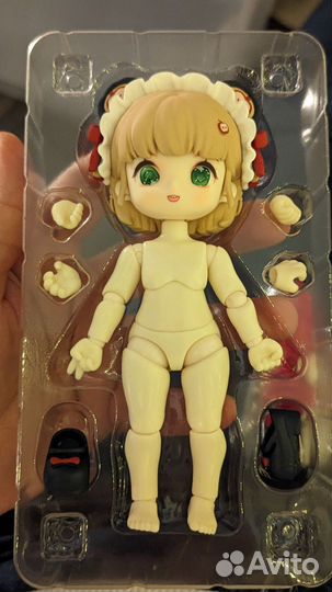 Nagi blind box, Бжд малышка 1/12, медвежонок