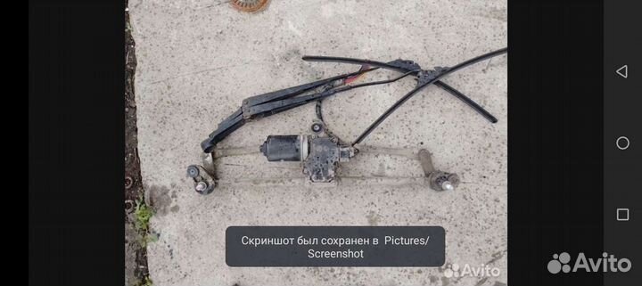 Механизм дворников на Шевроле Лачетти