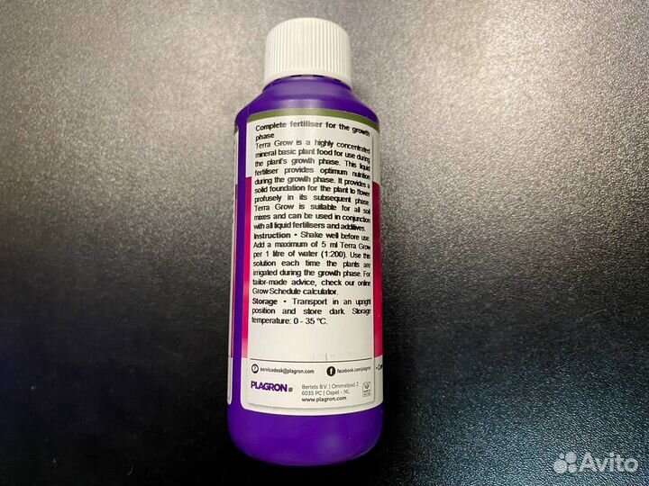 Удобрение Plagron Terra Grow 100мл