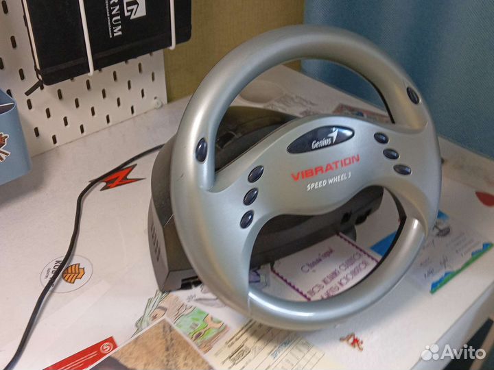 Игровой руль speed wheel 3 genius