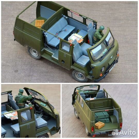 Сборная модель УАЗ 3909 Zvezda 1:35