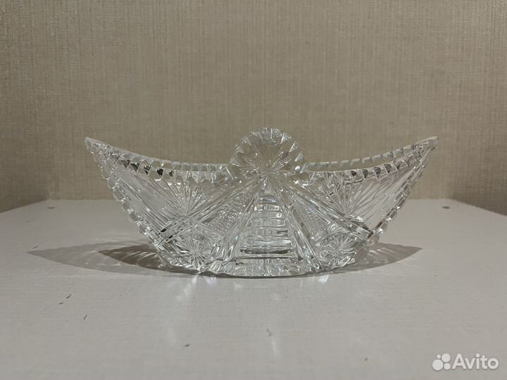 Хрустальная конфетница/салатница 