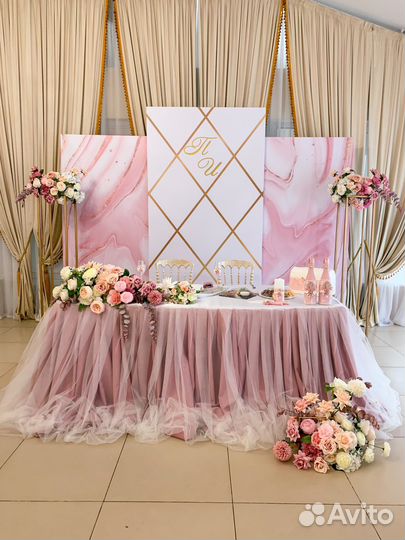 Оформление свадьбы, декоратор