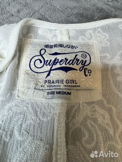 Летняя накидка кимоно с вышивкой Superdry