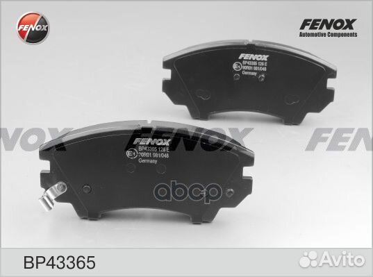 Колодки тормозные BP43365 fenox