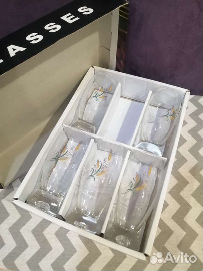 Бокалы 5 штук