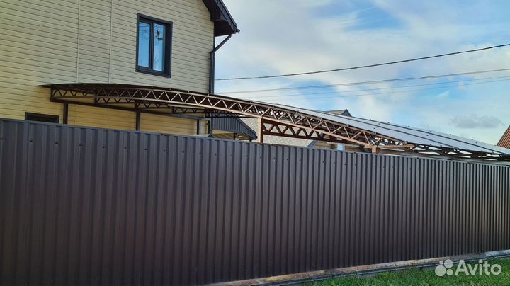 Навес для дачи