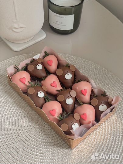 Клубника в шоколаде коробки