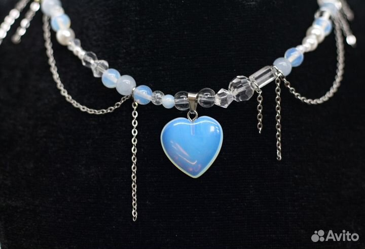 Колье из натуральных камней