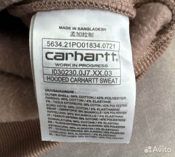 Худи carhartt