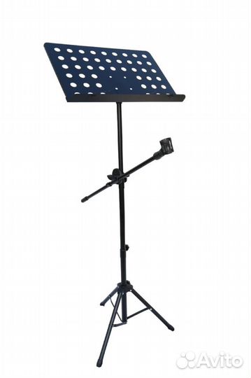 Подставка под ноты с микрофонным держателем