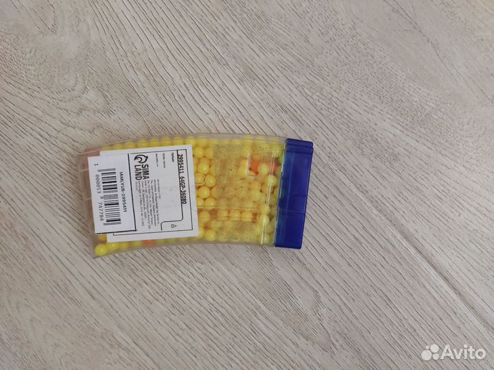Игрушечный автомат ак47 с пульками
