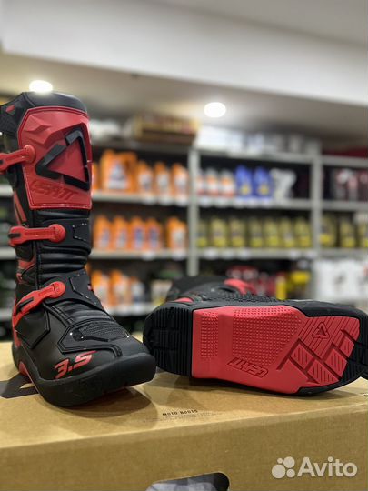 Мотоботы Leatt 3.5 для мотокросса Red