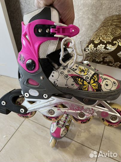 Коньки роликовые 34-37 размер