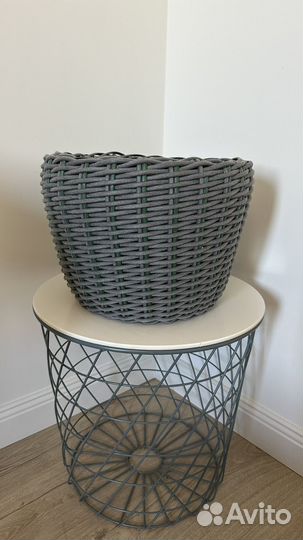 Кашпо из ротанга