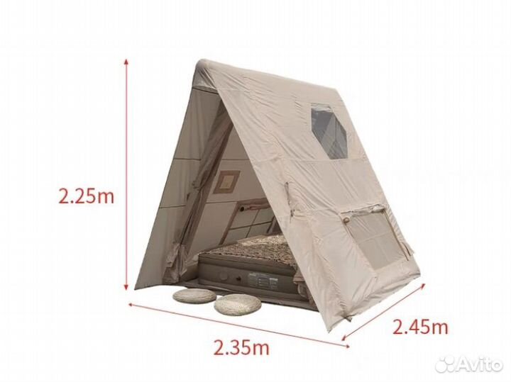 Надувная палатка дом