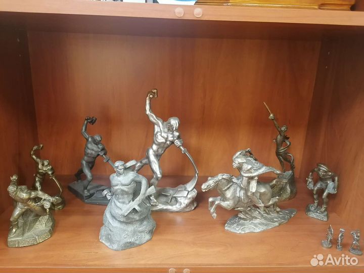Статуэтки, бюсты, литьё, СССР